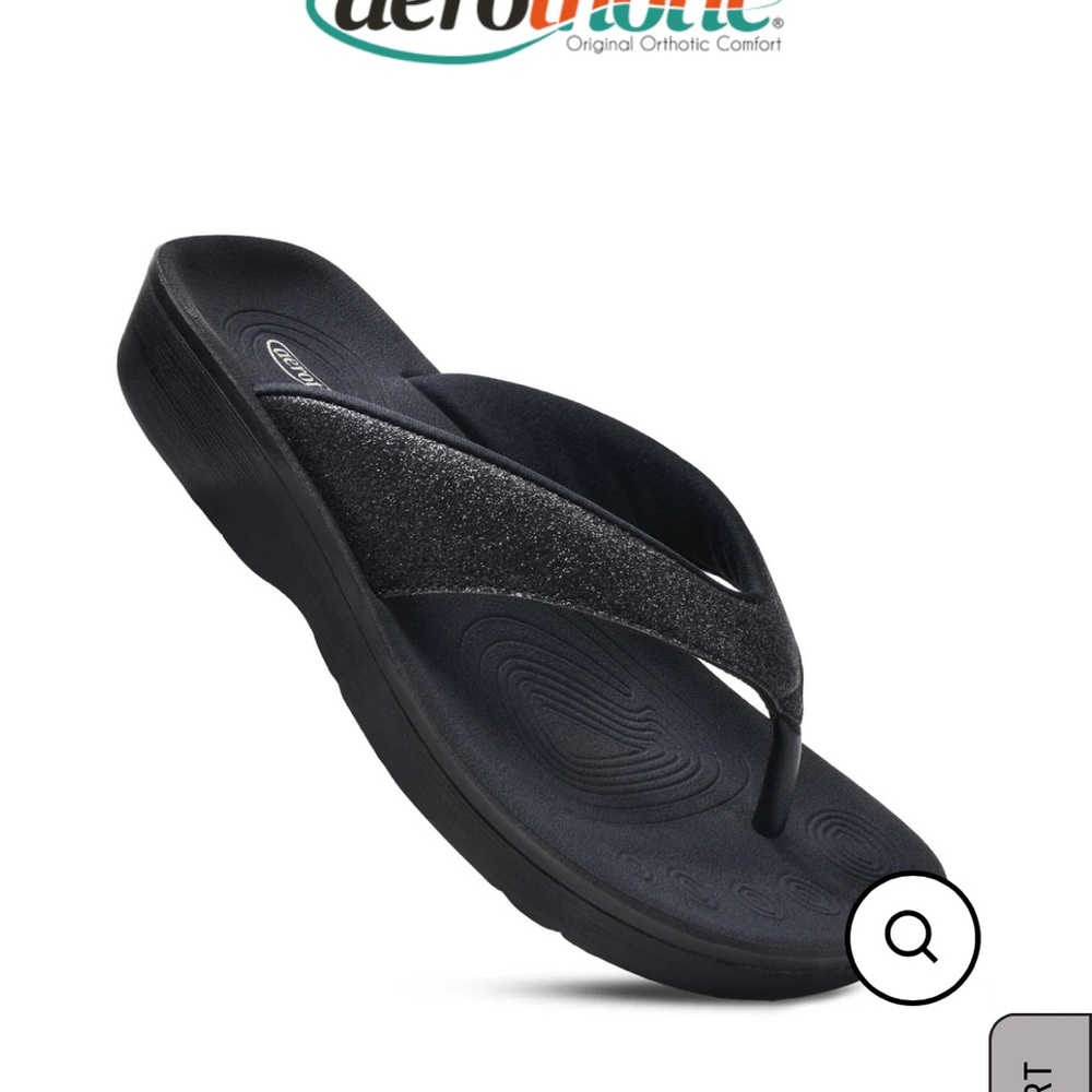 AEROSOLES Black Sandals